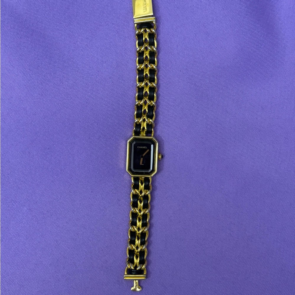CHANEL Vintage Watch - Swiss made CHANEL Premiere Watches Gold Plated/Leather